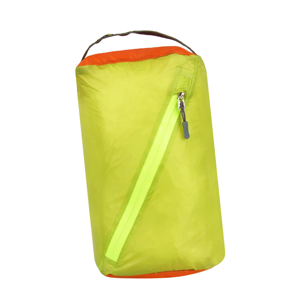 20D Siliconen Gecoat Nylon Waterdichte Dry Sack Opbergtas 5L: Green S