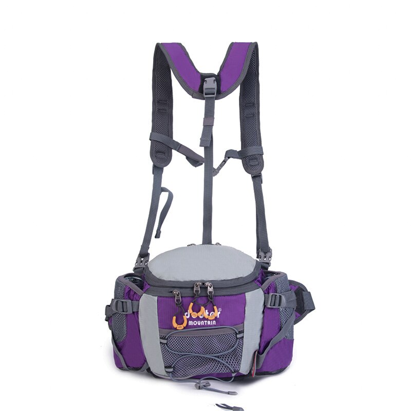 Afneembare Dubbele Schouderriem Heuptas Outdoor Bergbeklimmen Wandelen Rugzak Waterdichte Running Riding Bag Voor Mannen Vrouwen
