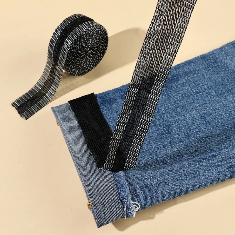 10/1M Zelfklevende Tape voor Broek Rand Reparatie Jean Kleding Verkorten Lengte DIY Naaien Stof Reparatie Plakken zoom Tape voor Broek