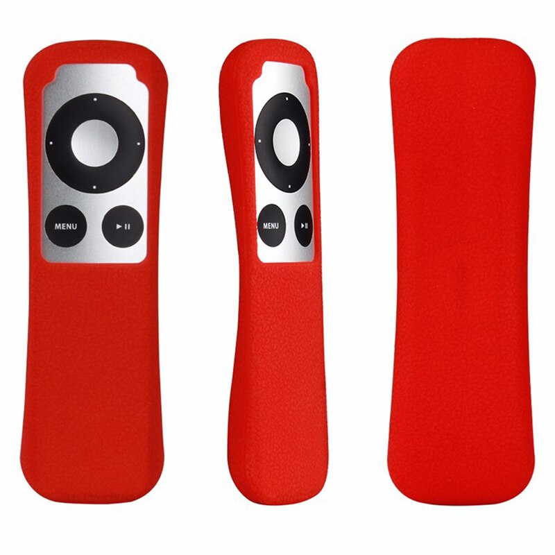 Afstandsbediening Siliconen Cover Case Voor Apple Tv 3 Remote Case Stofdicht Case Voor Apple Tv 2Gen Afstandsbediening Geval (Rood)