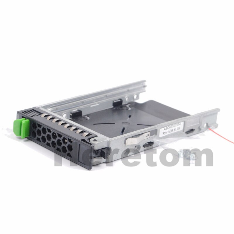 Heretom NUOVO 2.5 &quot;SAS SATA HDD Drive Tray Caddy per Fujitsu TX100 TX120 TX140 TX150 TX200 TX300 TX600 S1 s2 S5 S6 S7