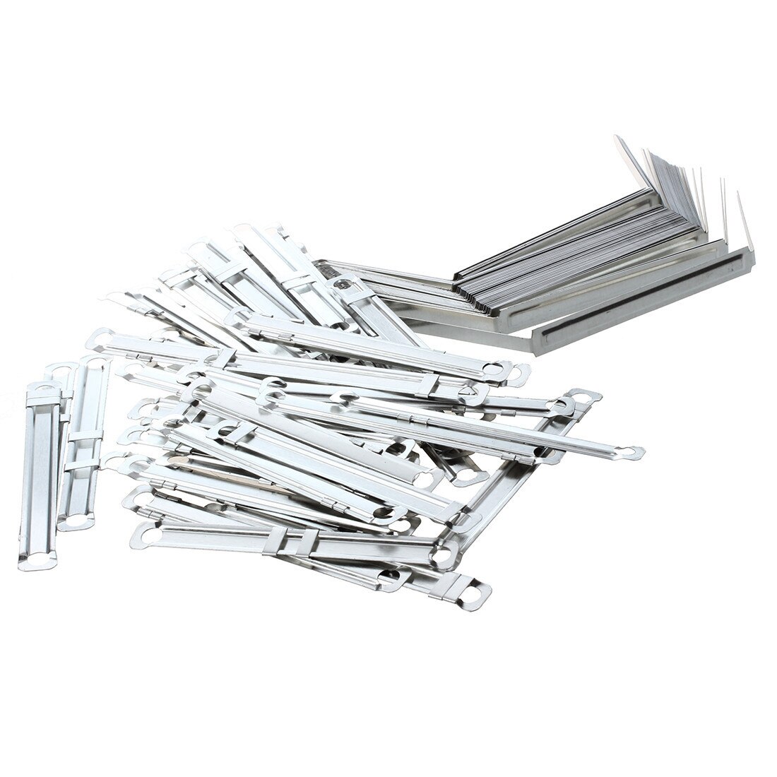 -50 Sets Metal Office Fasteners Clips Voor Papier Bestand