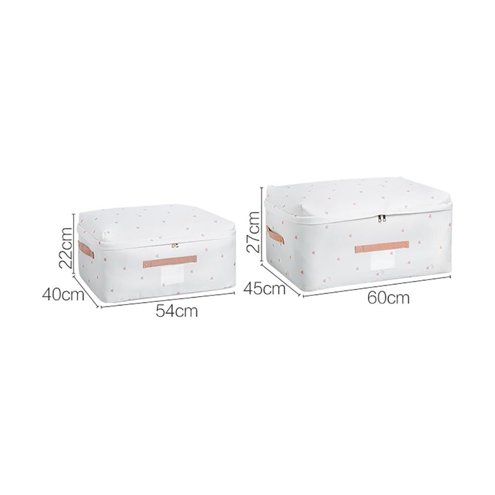 Polyester Storage Bag Closet Organizer Clothes Storage Box Quilt Pillow Bags Dustproof Cover Travel Closet Organizer Cloth Box
