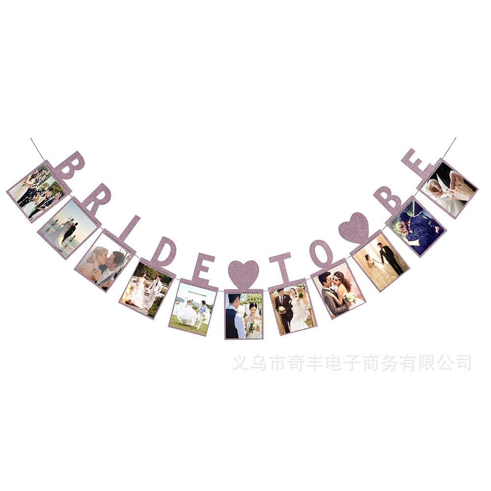 Rosa Gold Braut Zu Werden Banner Hochzeit Dekoration Girlande Hochzeit Foto Requisiten Banner: Rosa