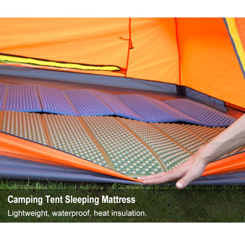 Zomake ultralet foldbar sovemadras udendørs strand picnic camping yogamåtte vandtæt eva skum bærbar sovepude