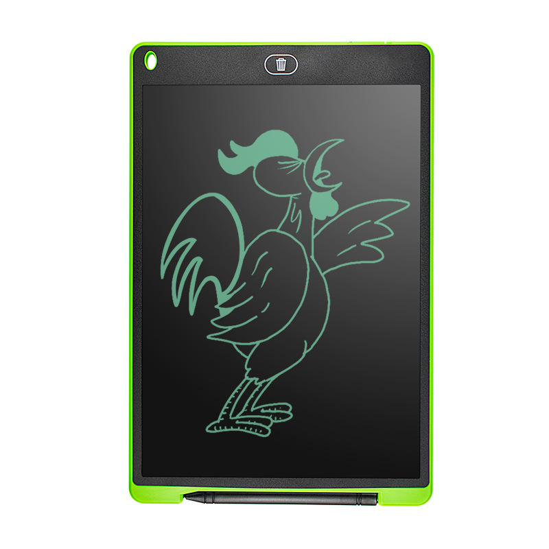 Ilmoitustaulu, miniliitutaulu, 8.5/12 tuuman lcd-digitaalinen tabletti, magneettinen liitutaulu lapsille, graffiti-läppätaulu, kirjoitustaulut: 12 tuumaa vihreä