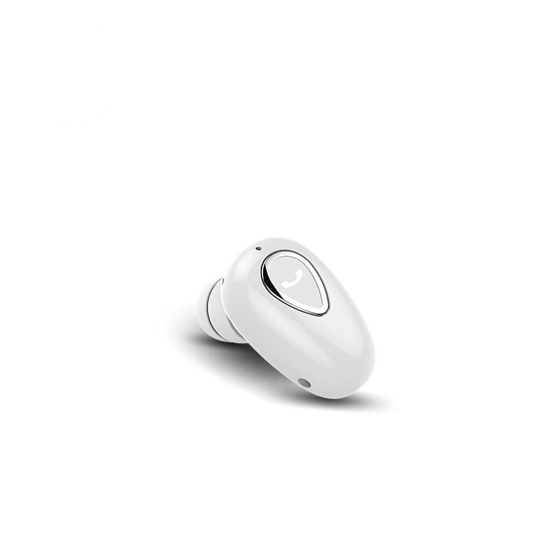 Mini Unsichtbare Drahtlose Kopfhörer Bluetooth 5,0 Kopfhörer Freisprecheinrichtung in-Ohr HIFI Stereo Anruf Headset TWS Ohrhörer Mit Mikrofon Ohrstöpsel: Weiß