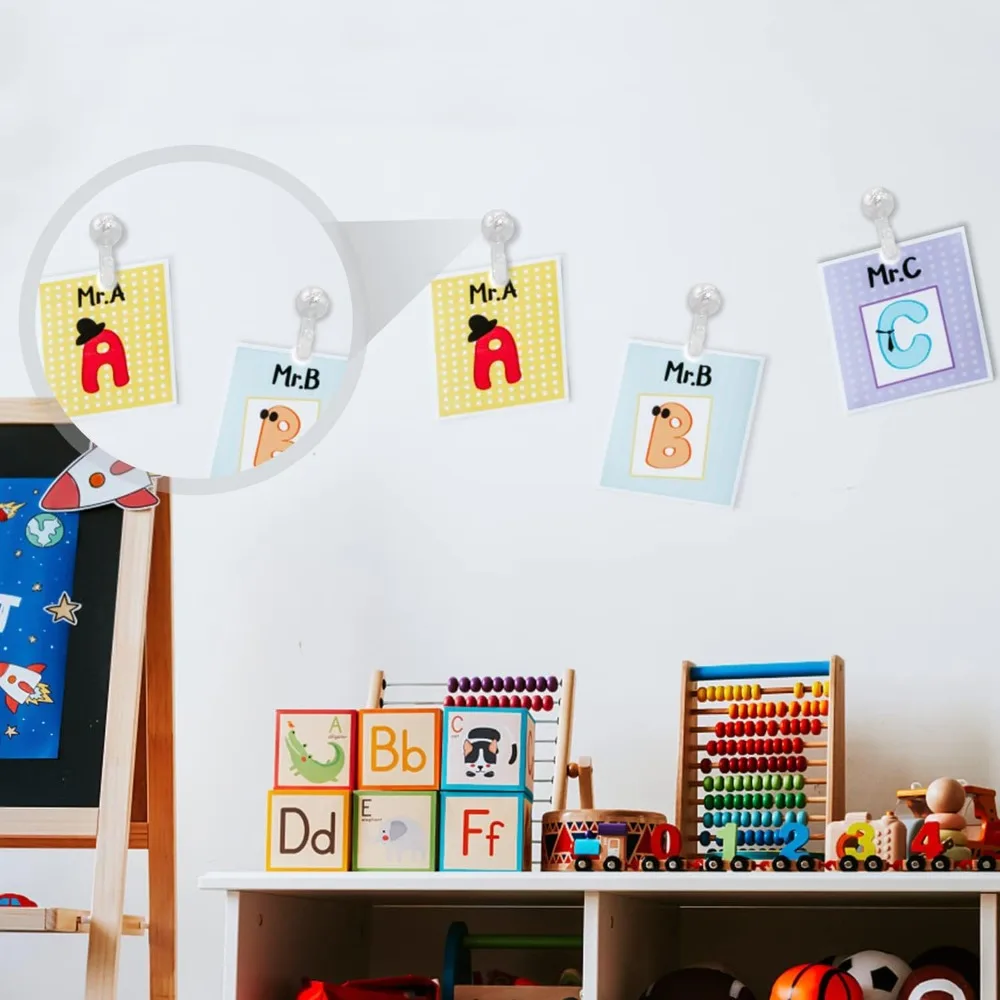 50PCS Push Pin Hooks Plastic Cork Board Wall Decorative Markers Drawing Pins Map Photo Wall Fixed Thumbtack Hooks Office Gadgets