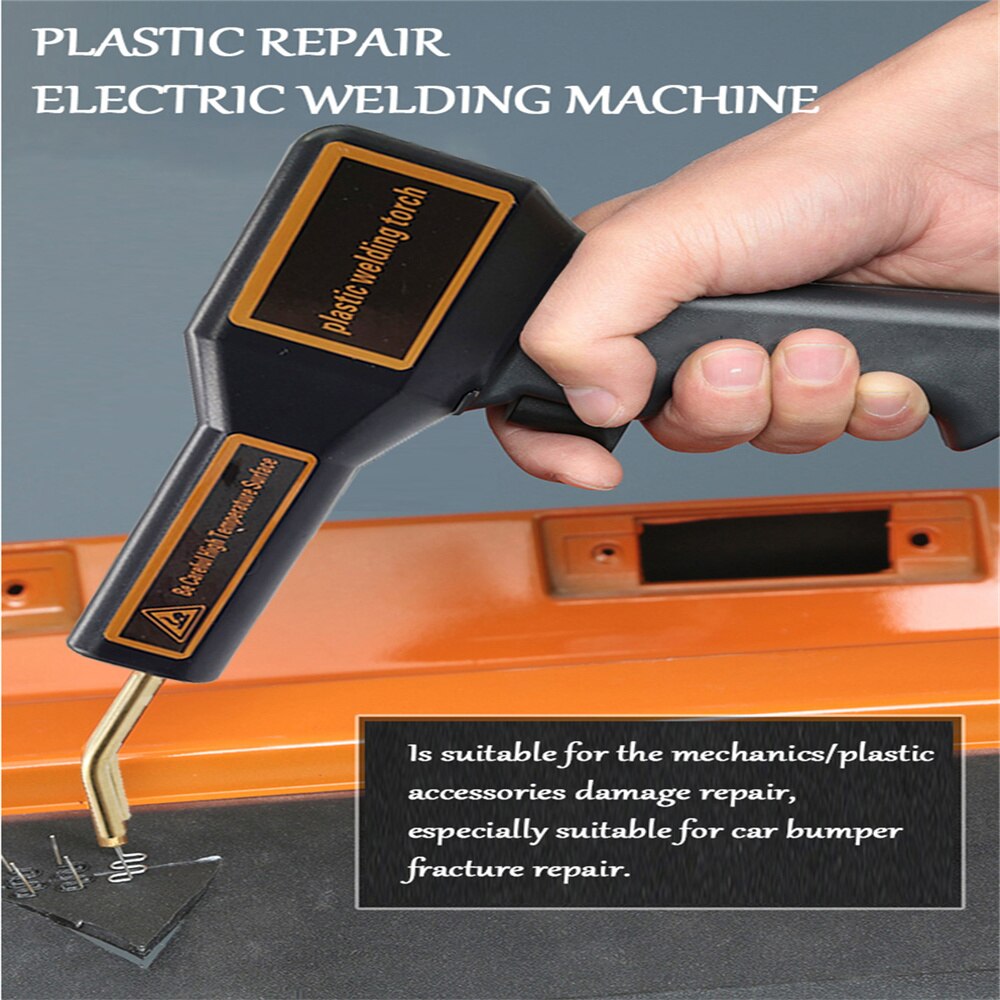 PVC Plastic Repairing Machine Car Bumper Repair Welding Welders Garage Tool Staplers Machine Staple Stapler 50W Welding Tool