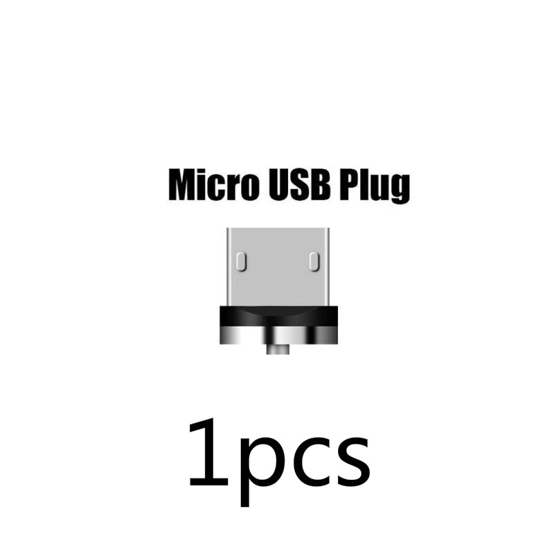 2 stücke Magnetische Stecker Mikro USB / Typ C / 8 Stift/beleuchtung Adapter USB Stecker (Nur Magnetische stecker) für Runde kopf Magnetische kabel: Pro Android 1pc