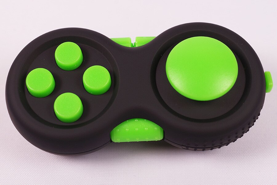 Antistress Volwassenen Eenvoudige Kuiltje Fidget Speelgoed Kinderen Gamepad Wirwar Pop Het Fidget Stress Relief Squeeze Fun Interactief Speelgoed: Green