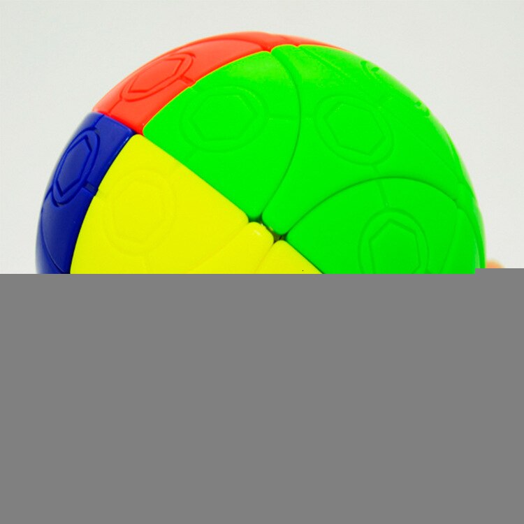 Strange Shape Cube Ball Four-color Football Sphere Magic Cube Speed Puzzle Good Quanlity Cubo Magico Toys For Children Kids