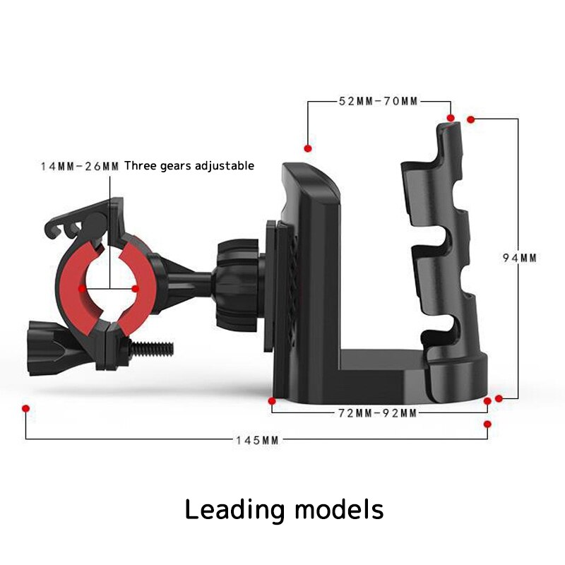 Bike bottle holder water bottle cage Motorcycle mountain bike handlebar bottle cage adjustable Firm cup holder bike cup holder