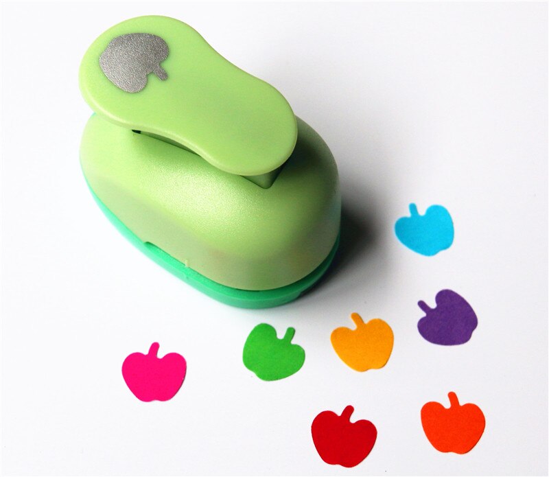 shapes paper punch 15mm 5/8'' shapes craft punch diy puncher paper cutter scrapbooking punches scrapbook S29: apple