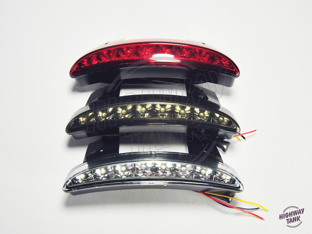 Motorrijwiel Achterlicht Achterspatbord Led Breken Stop Lamp Case Voor Harley XL883L XL883N Ijzer XL1200n Gehakte