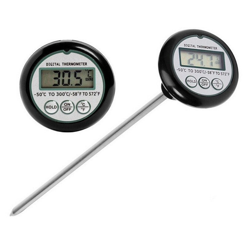 Digitale Barbecue Thermometer Keuken Voedsel Thermometer Voor Oven Koken Bbq Temperatuur Meters Voor Vloeistoffen