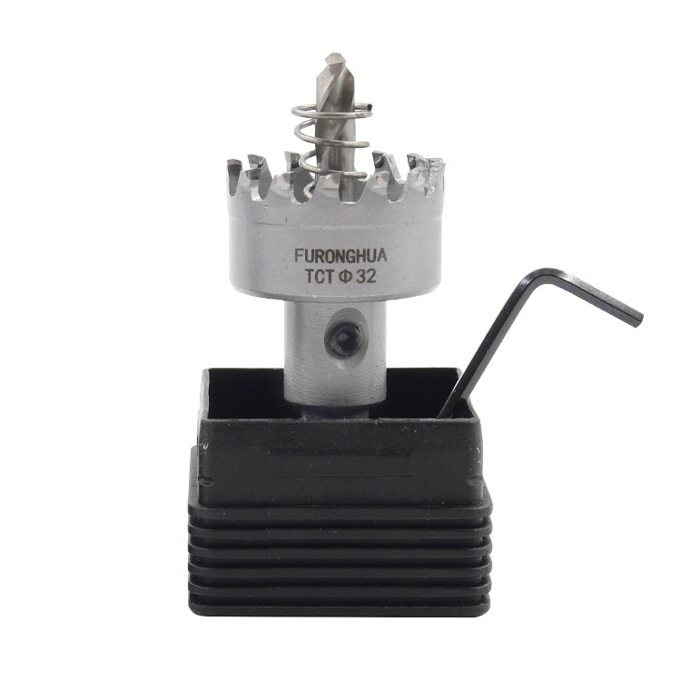 1pcs 16mm-40mm Tungsten Steel Carbide Tipped TCT Drill Bit Metal Cutter Core Hole Saw Metalworking Tool Kit