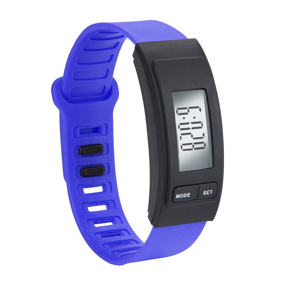 Digitaal horloge heren hardlopen stappenteller armband stappenteller calorieënteller digitaal lcd loopafstand 0619