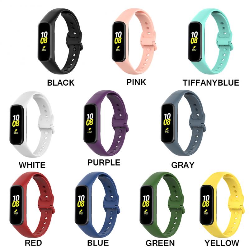 Für Samsung Galaxy Fit-e R375 Smart Uhr Strap Band Für Galaxy Fit E Fitness Ersatz Tracker Smart Armband zubehör: 1pc Random