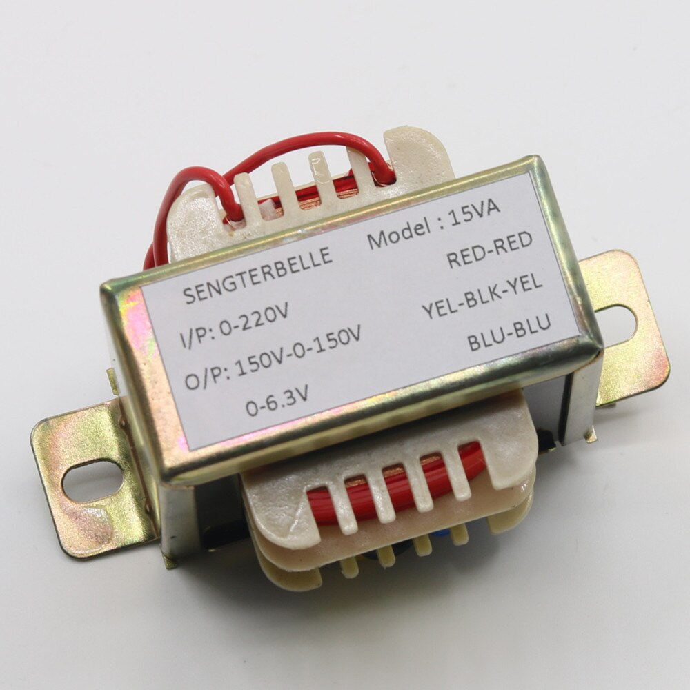 15W Dual 150V+6,3V EI Transformator für 6N3 Röhrenvorverstärker Audio