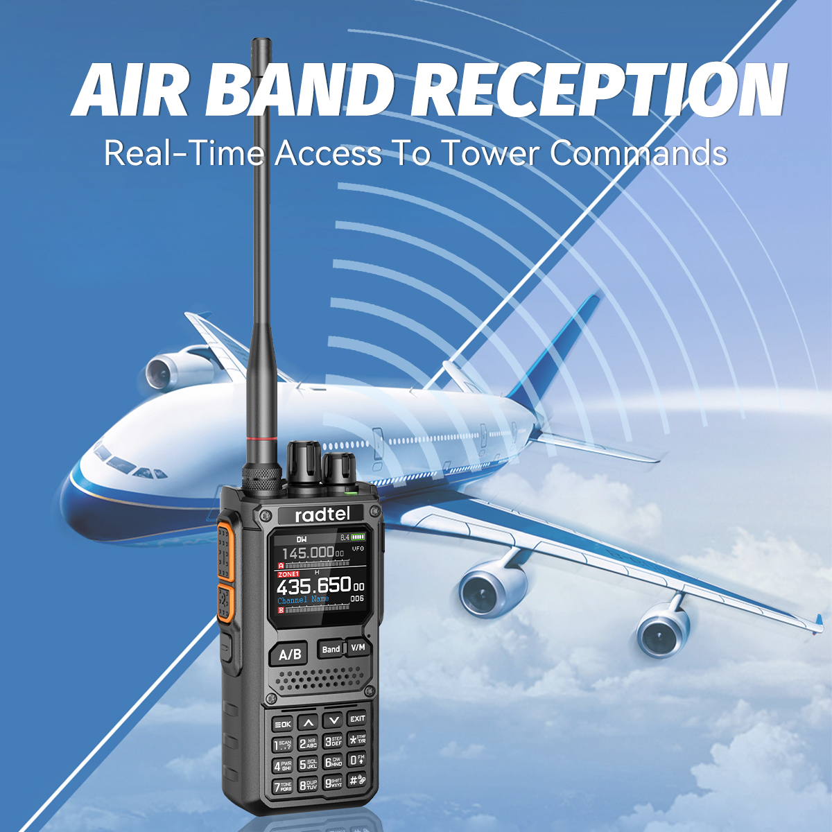 Radtel RT-920 10W Walkie Talkie lang Palette SW MW LW bin SSB CB Empfang Drahtlose Bluetooth Telefon Programmierung Amateurfunk HF NOAA