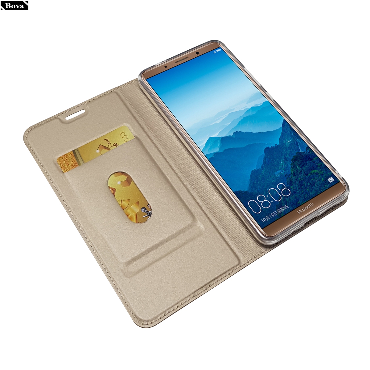 Ultra-thin Magnetic attraction Cover Case for Huawei Mate 10 Pro / Mate 10 Lite / Mate10 matte protective shell