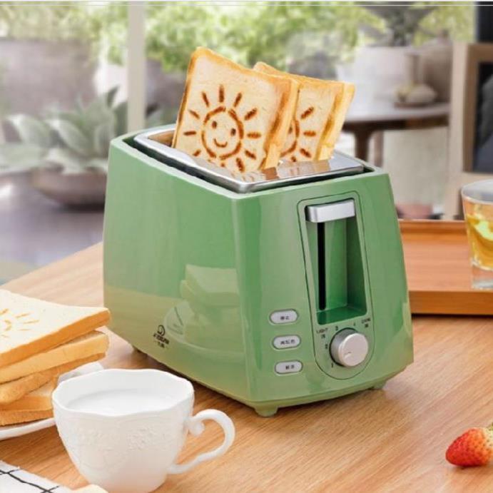 Electric Toaster Household Automatic Bread Baking Maker Breakfast Machine Toast Sandwich Grill Oven 2 Slice Kitchen Appliances