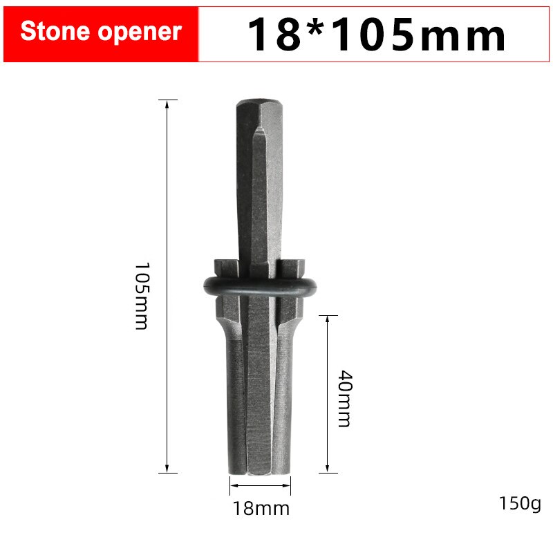 Stone Splitter Easy Use Plug Wedges Feather Shims Concrete Rock Stone Splitter Hand Tools For Quarry _WK: 18mm