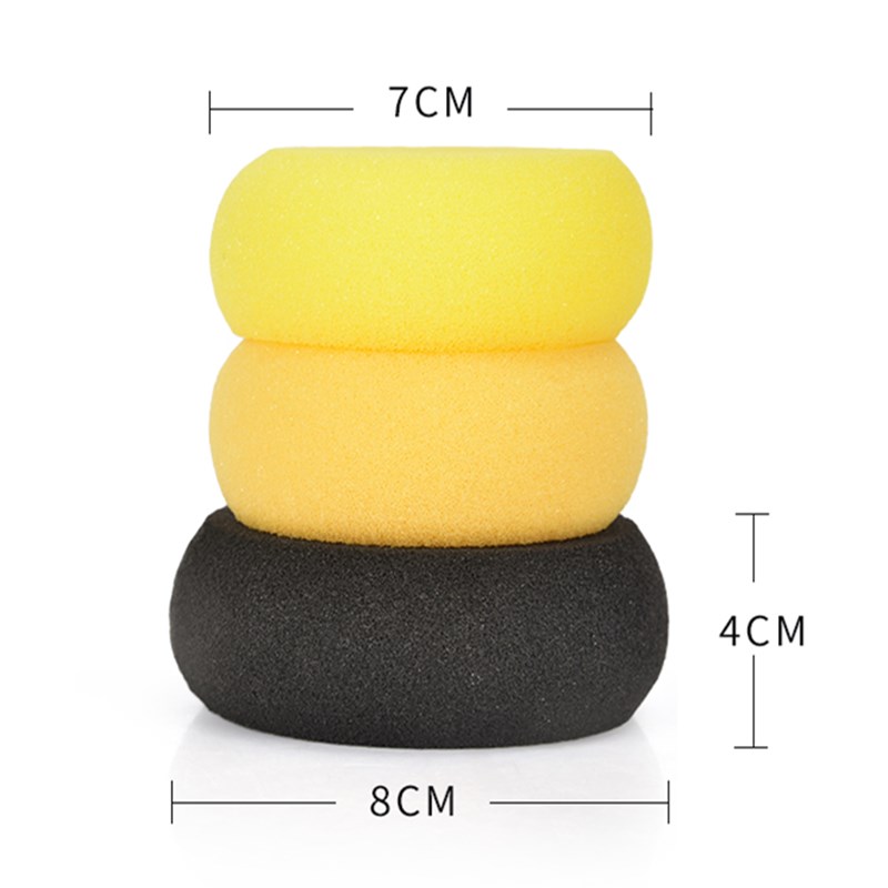 Esponja de arte para esculpir, esponja absorbente de agua e hidratante, herramientas de modelado para colorear y limpiar, 2 piezas