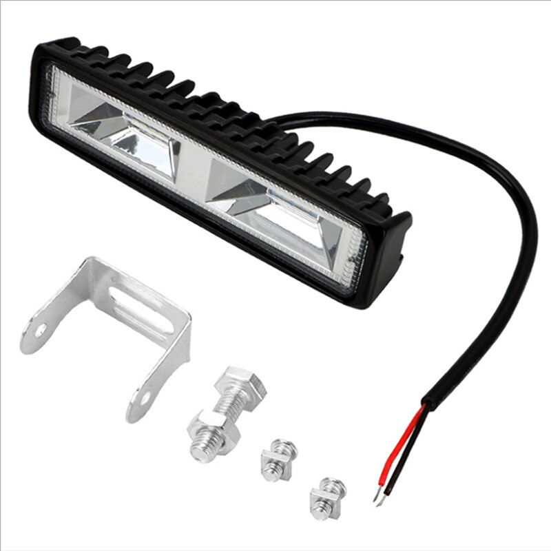 Faros LED para coche, luz de trabajo de 36W, 12-24V, para motocicleta, camión, barco, Tractor, remolque, todoterreno: 1pc