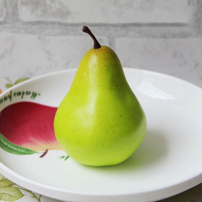 4 mejores Fruit-4x3 decorativas de pera verde Artificial
