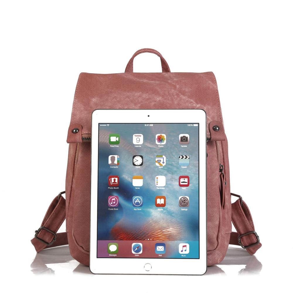 Vrouwen Rugzak Vrouwen Rugzak Rugzak Pu Leer Vrouwelijke Tas Mode Student Rugzak