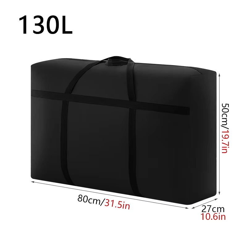 Extra grote waterdichte bewegende bagagetassen Wasboodschappentas Opvouwbare bagage-reistas Quilt-organizer met grote capaciteit: Rood