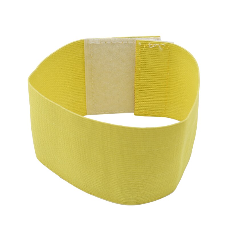 Calcio capitano bracciale fascia da braccio Leader competizione calcio regalo calcio capitano bracciale gruppo bracciale allenamento calcio: yellow