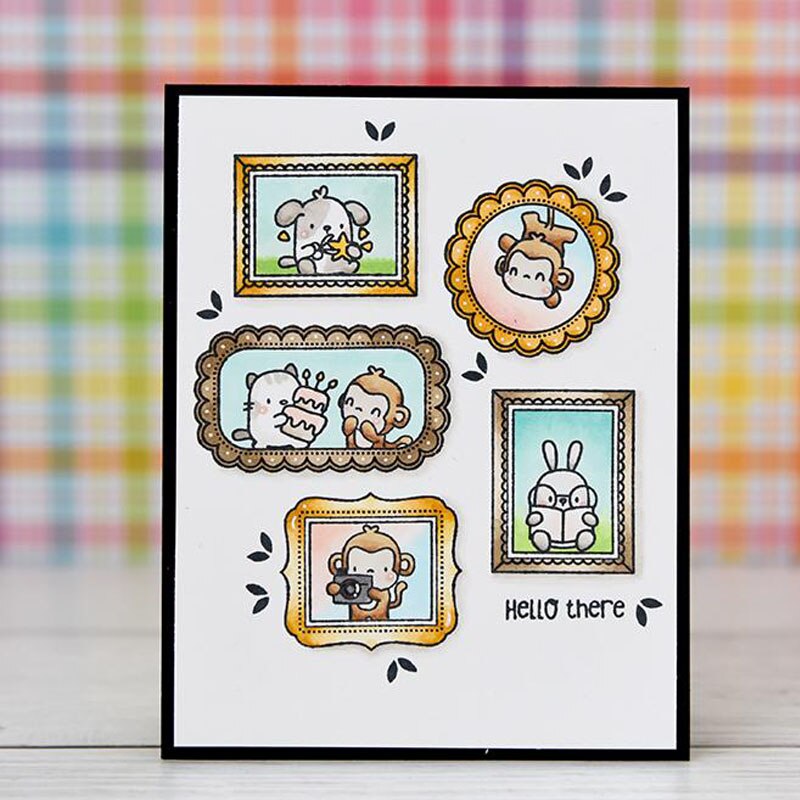 brand Clear stamps set Animal Transparent stamp for DIY Scrapbooking Cards Crafts 06