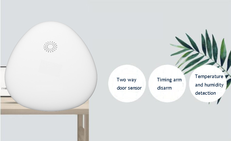 Sgooway Wireless Wifi Home Burglar Security Alarm System With Door Sensors Detectors Temperature Humidity Sensor