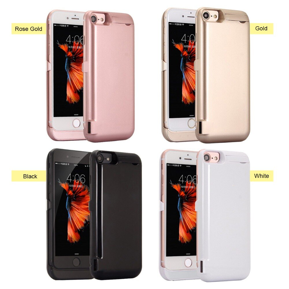 10000mah Power Bank Case dla iPhone 6 6s 7 plus case ładowarka Case dla iPhone 5 SE 5S 5SE 5C ładowanie Powerbank Case