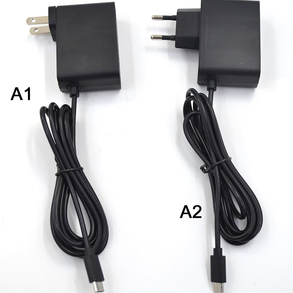 Adaptateur secteur eu/us pour nintendo switch  ns 2.4a, chargeur de voyage pour nintendo, alimentation usb type c