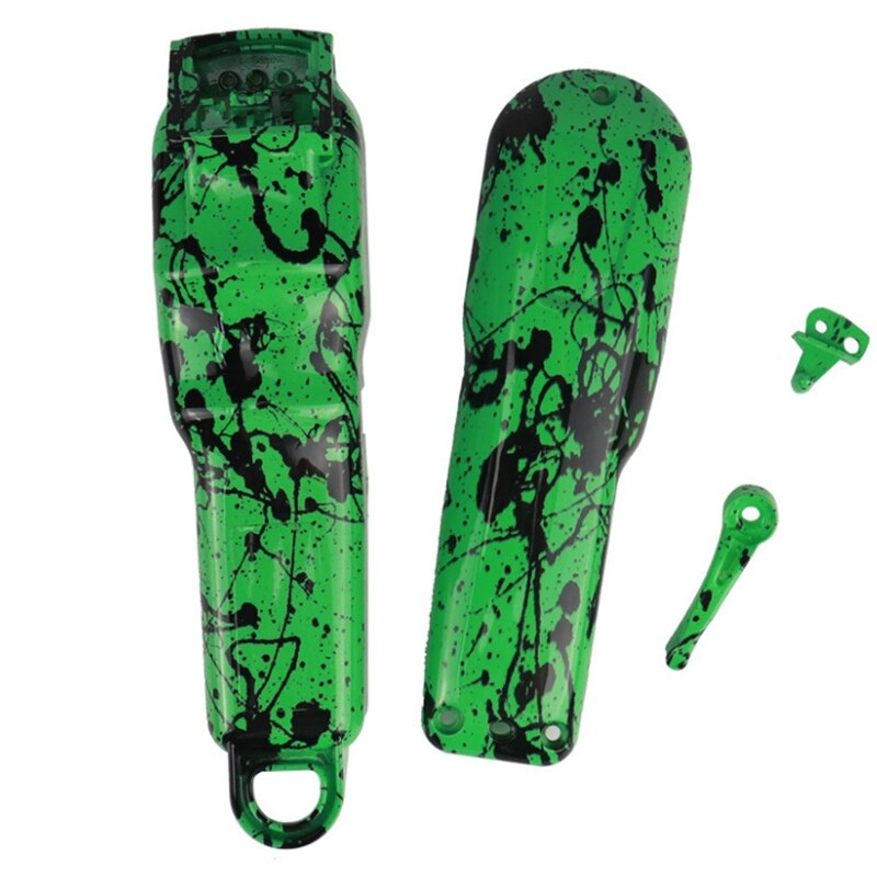 Voor wahl 8148/8591 kapper tondeuse accessoires inkjet camouflage tondeuse behuizing cover set: Stijl 2