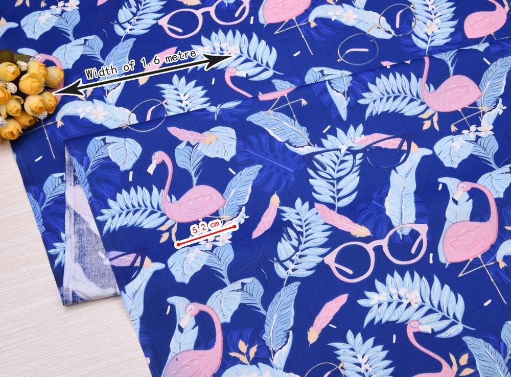 Flamingo block printed cotton Coord Set (0-3years) - Unisex - Sokkaai main image 1