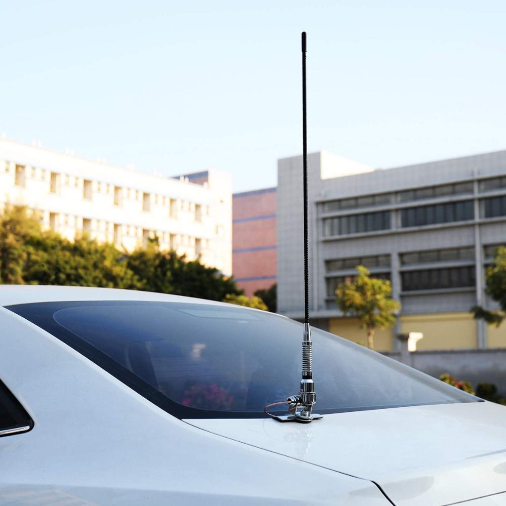 Radioddity CB Radio Antenna 27MHz 28in PL259 Connector, for 11 Meter Mobile Radio