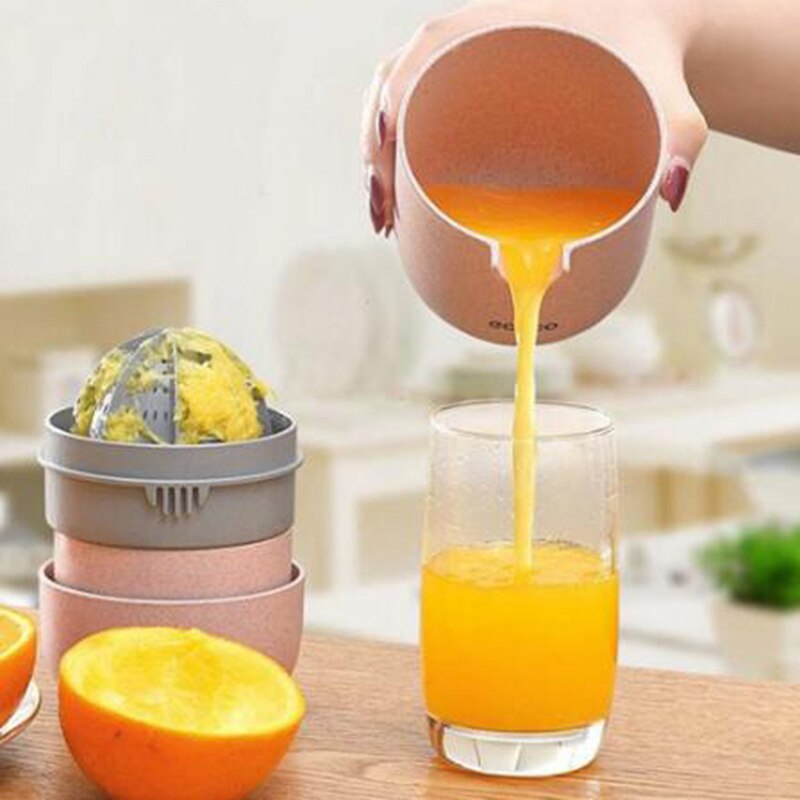 Manuel citronsaft mini frugtjuicer hånd citron appelsin citruspresser kapacitet maskine frugtpresser værktøjsmaskine