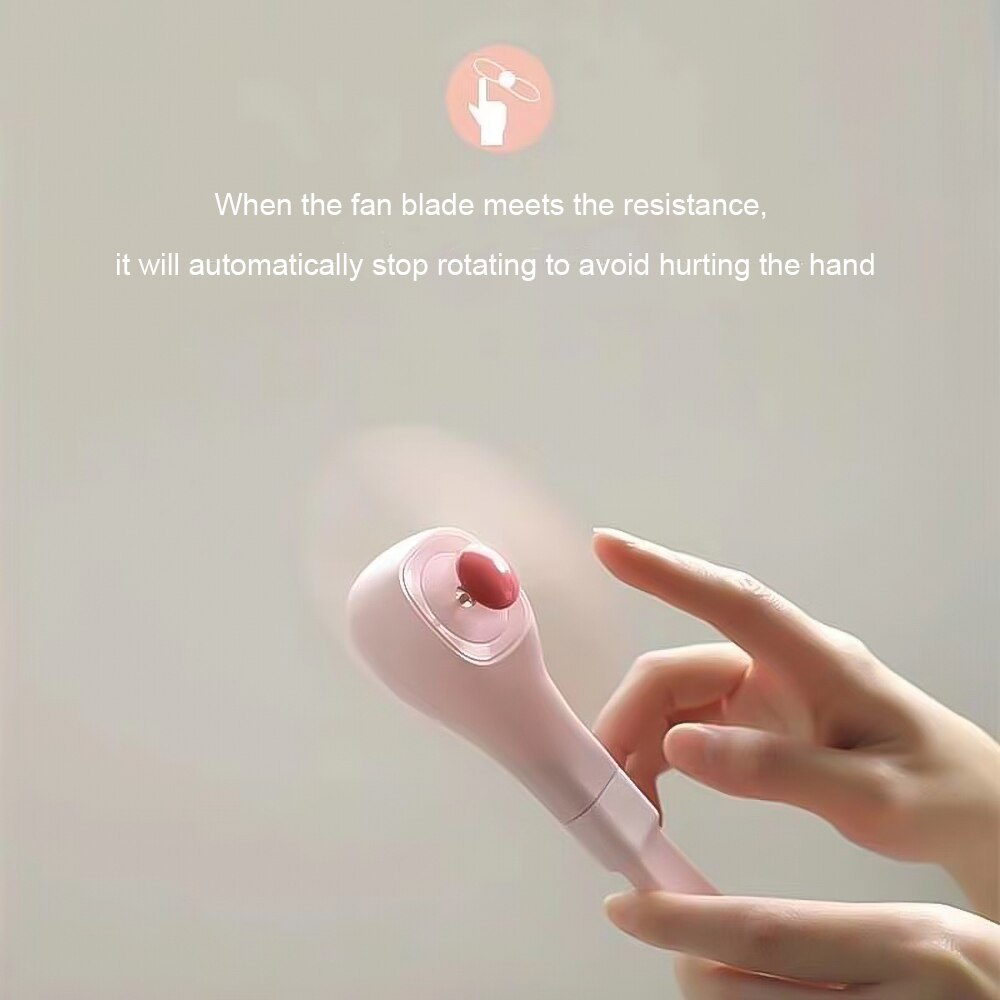 USB Mini Fold Fans Electric Portable Hold Small Fans Small Household Electrical Appliances Fan Desktop Electric Fan