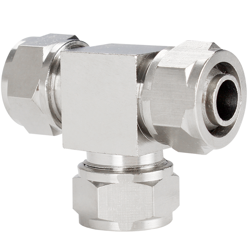 Pneumatiske komponenter pneumatisk lynkobling 4mm 6mm 8mm 10mm 12mm trevejs fittings konnektor til slangerør