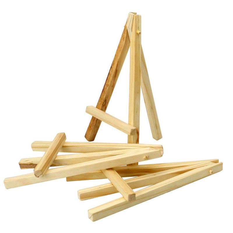 Hlzs-mini cavalletti in legno alti 6 pollici progetti artistici portafoto nome menù supporto da tavolo prenotazione festiva segnaposto di natale