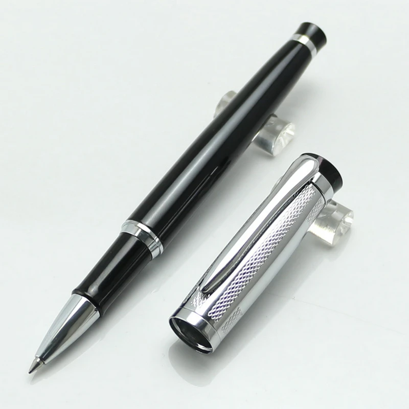 Baoer 508 polerowane różowe i srebrne pióro kulkowe artykuły papiernicze artykuły szkolne i biurowe pisanie długopisów: WHITE