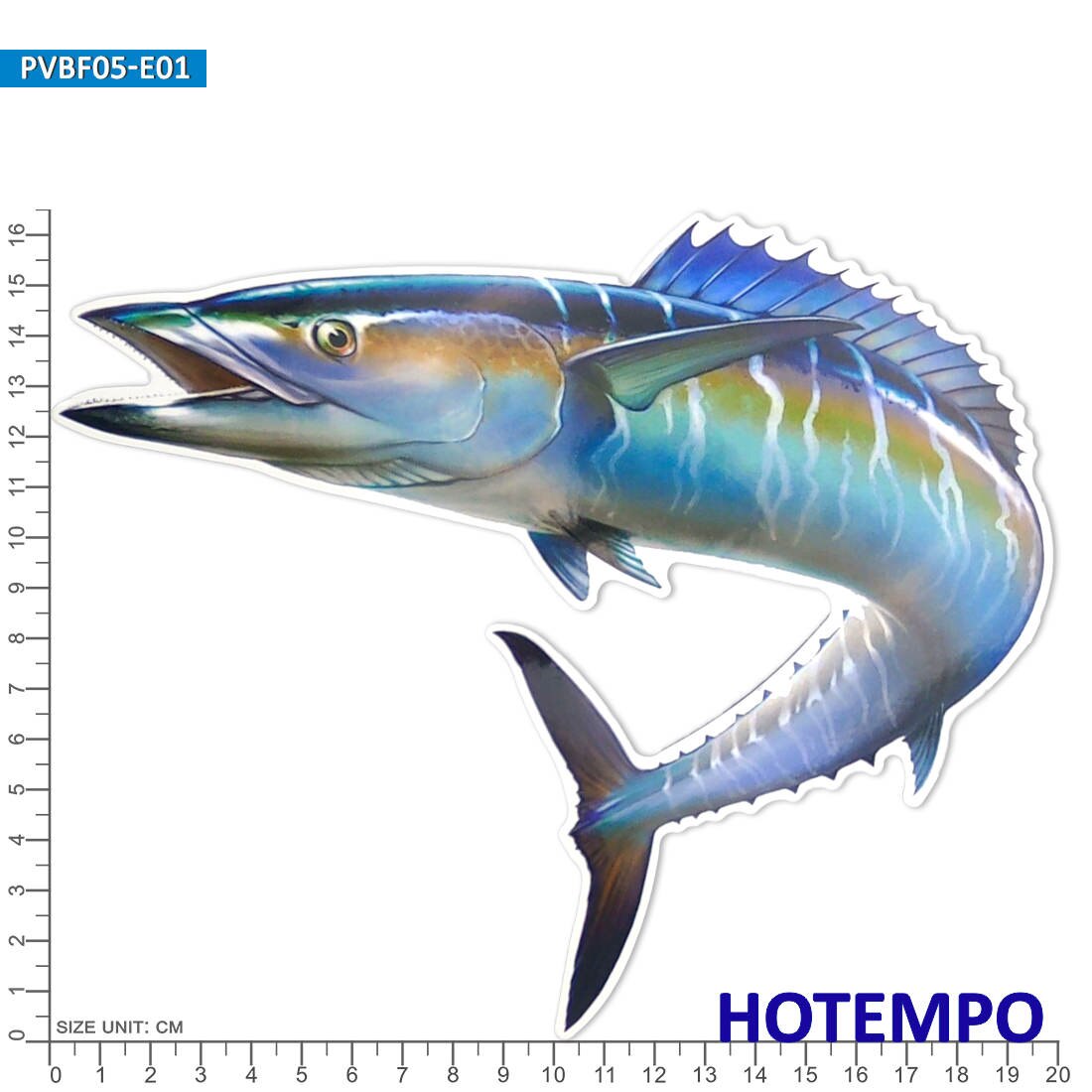 20cm, Pegatinas de peces marinos grandes, Delfín Común, Pescador de Viajes de Pesca, para Barcos, Portátil, Equipaje, Moto, Coche, Skate, Peceras, Cristales, Ventanas, Paredes, Pegatinas impermeables: Marfíl