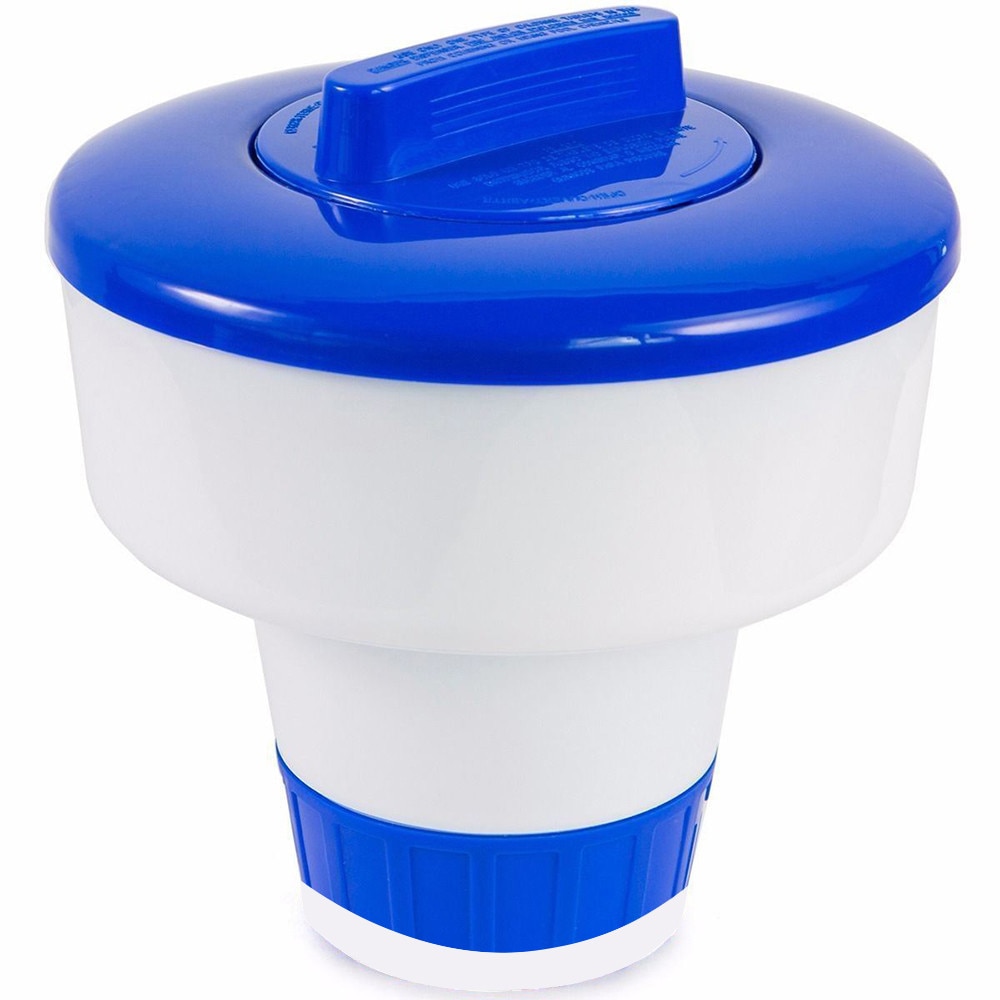 8Inch Plastic Large Tablet Floater Swimming Cleaner Pool Floating Chlorine Dispenser Spa Bromine Chemical Cleaning Tool Z0701