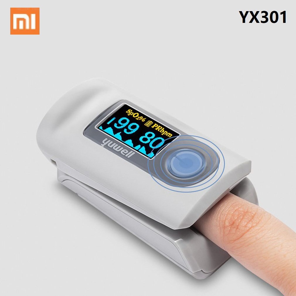 Xiaomi-oxímetro MI YX306 / YX102 / 303 Yuwell OLED, oxímetro de pulso para dedo, Clip para dedo, pulsómetro, monitor de ritmo cardíaco: YX301