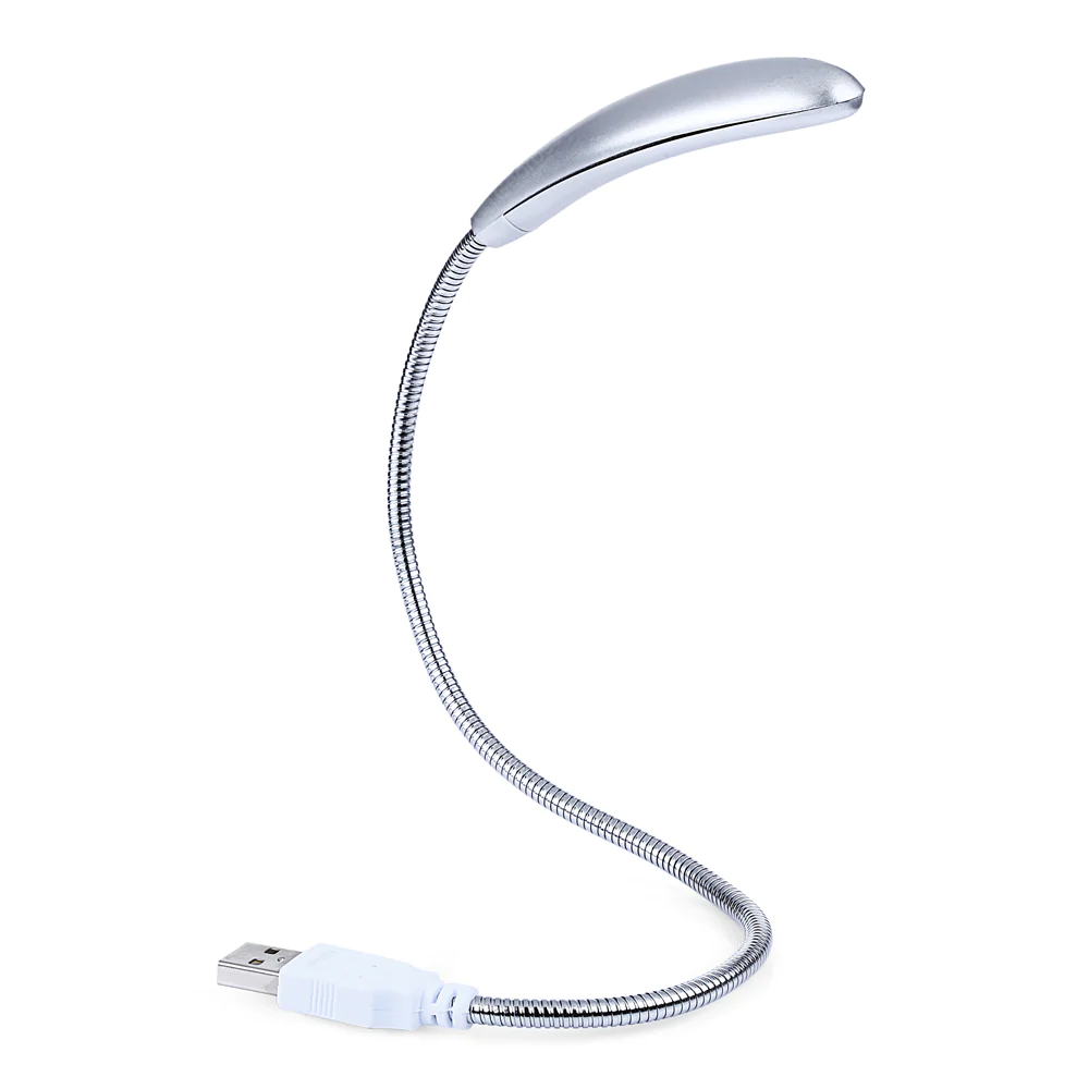 Lámpara USB flexible con 3 LED para ordenador portátil --- luz, iluminación, bombilla, PC, gadget